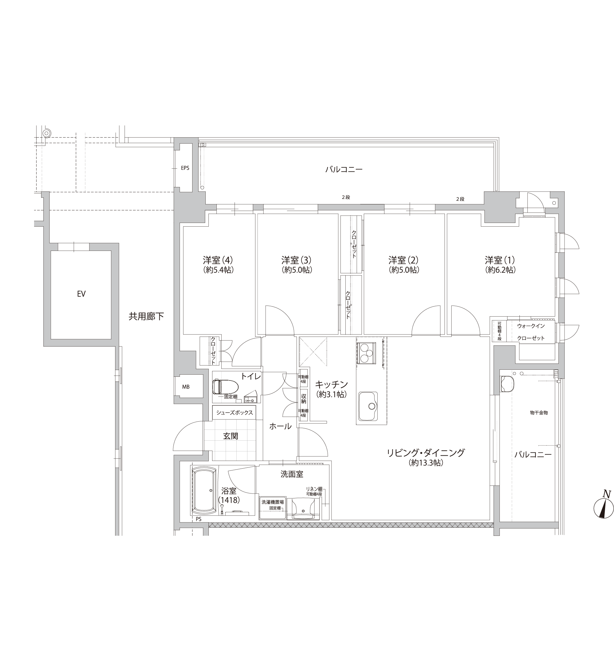 Fタイプ間取り図